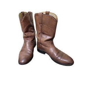 DAN PONS BOOTS FORD MENS CUERO SIZE 10 1/2W COLOR MARRON